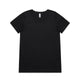 4011 shallow scoop tee black
