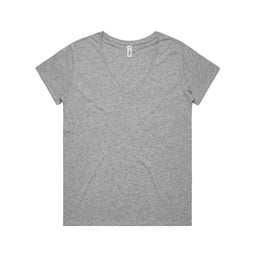 4015 chloe v neck tee grey marle
