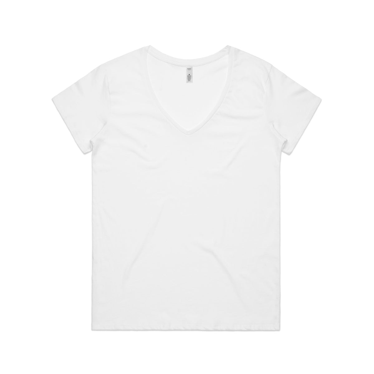 4015 chloe v neck tee white