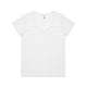 4015 chloe v neck tee white