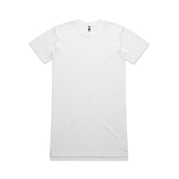 4018 oversized dress white
