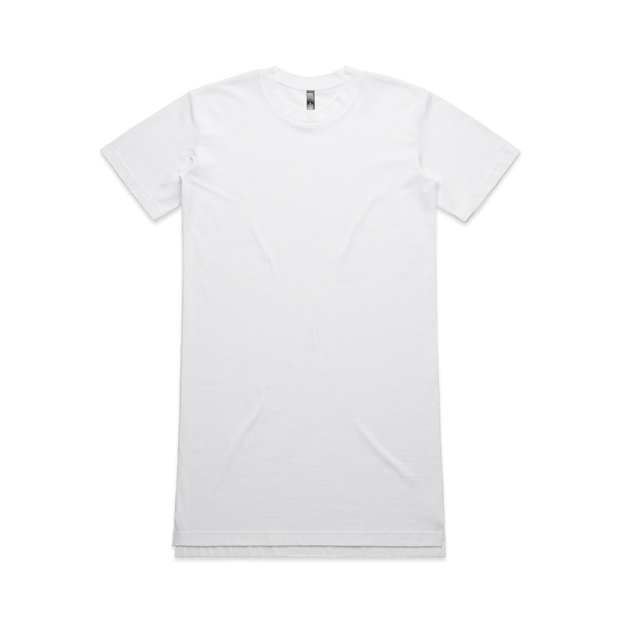 4018 oversized dress white