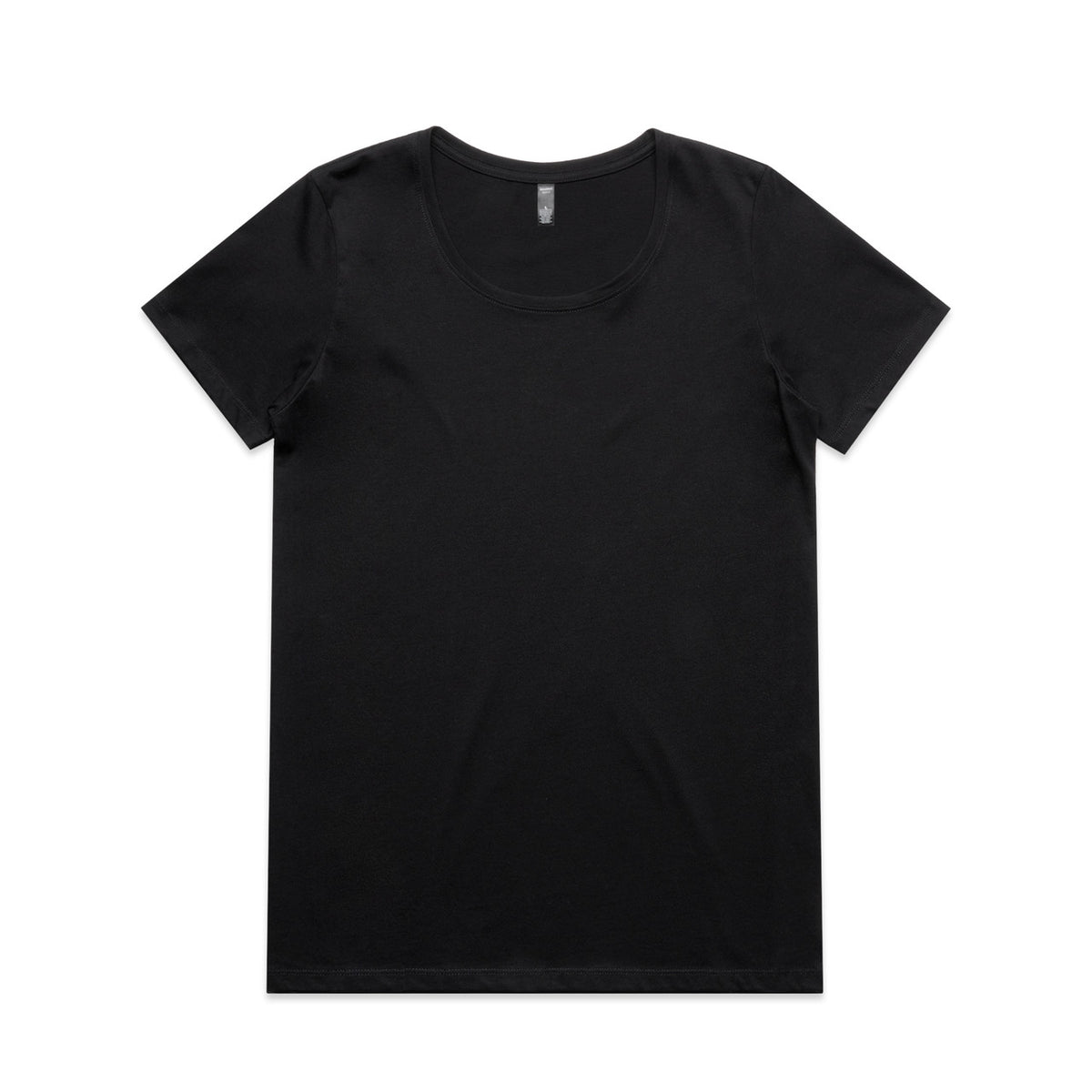 4019 wos maple scoop tee black