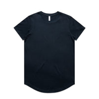4024 wos maple curve tee navy