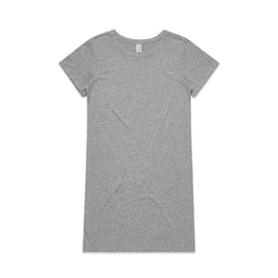 4028 mika organic ss dress grey marle