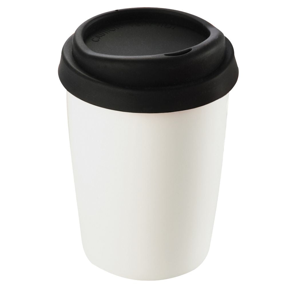 Ceramic Mug 250ml w/ Silicone Lid