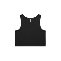 4031 crop singlet black