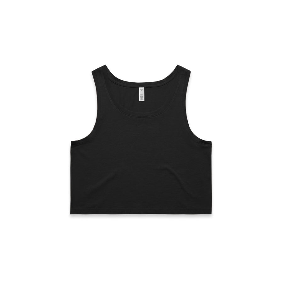 4031 crop singlet black