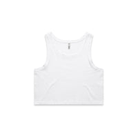 4031 crop singlet white