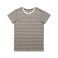 4037 maple stripe tee natural/walnut