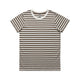 4037 maple stripe tee natural/walnut