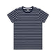 4037 maple stripe tee navy/white
