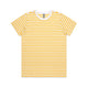 4037 maple stripe tee white/yellow