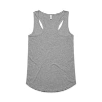 4045 yes racerback singlet grey marle