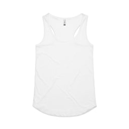 4045 yes racerback singlet white
