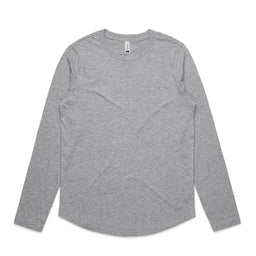 4055 curve ls tee grey marle