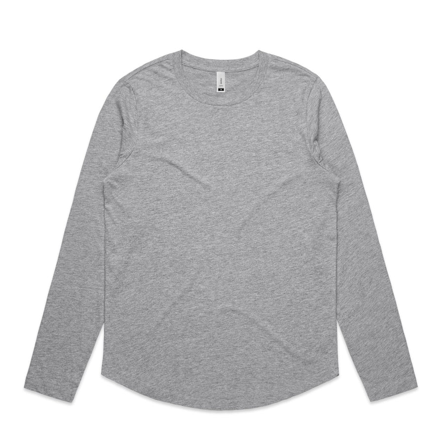 4055 curve ls tee grey marle