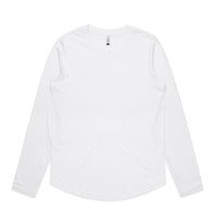 4055 curve ls tee white