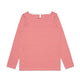 4061 wos bowery stripe ls tee natural/red