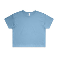 4062 crop tee carolina blue