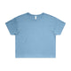 4062 crop tee carolina blue