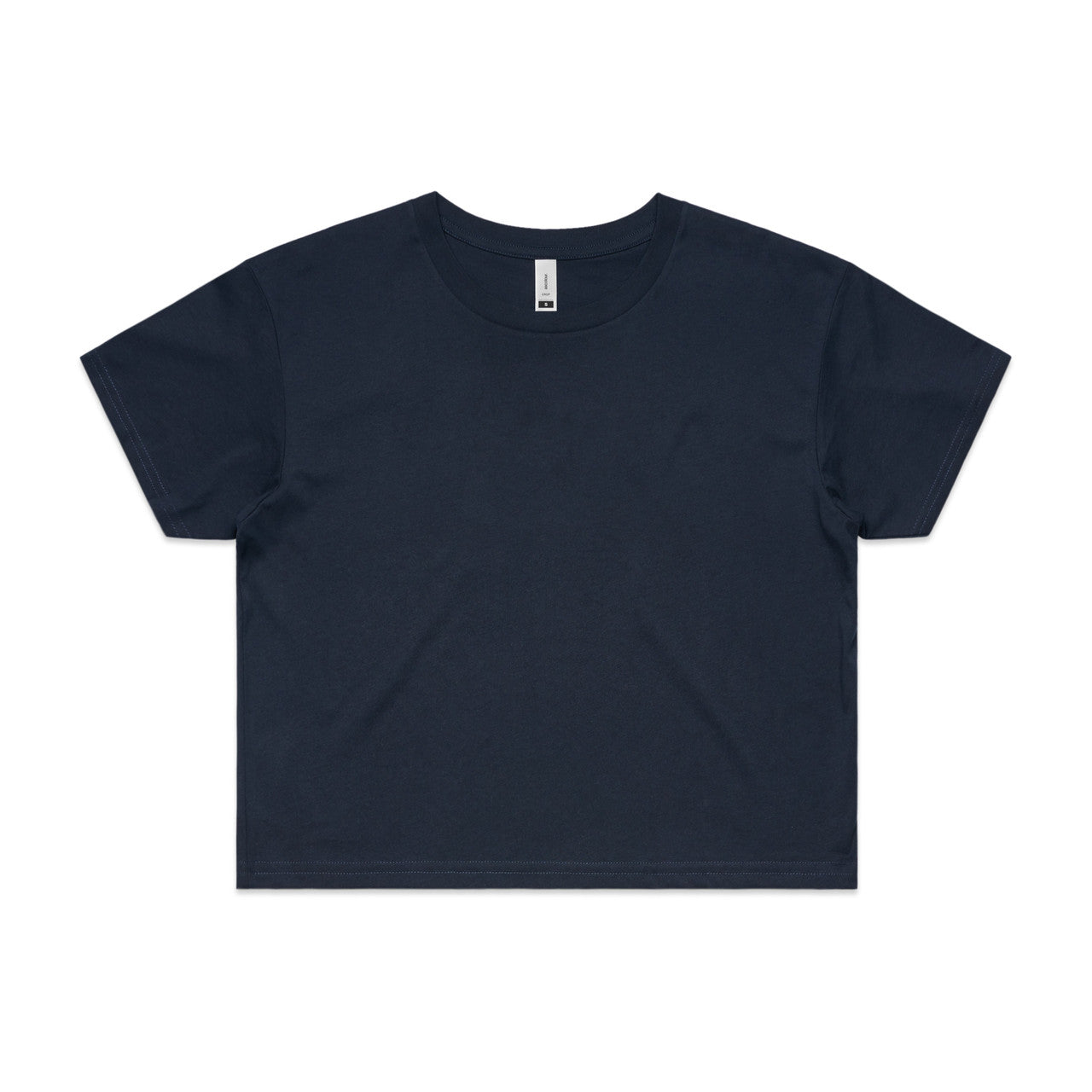 4062 crop tee navy