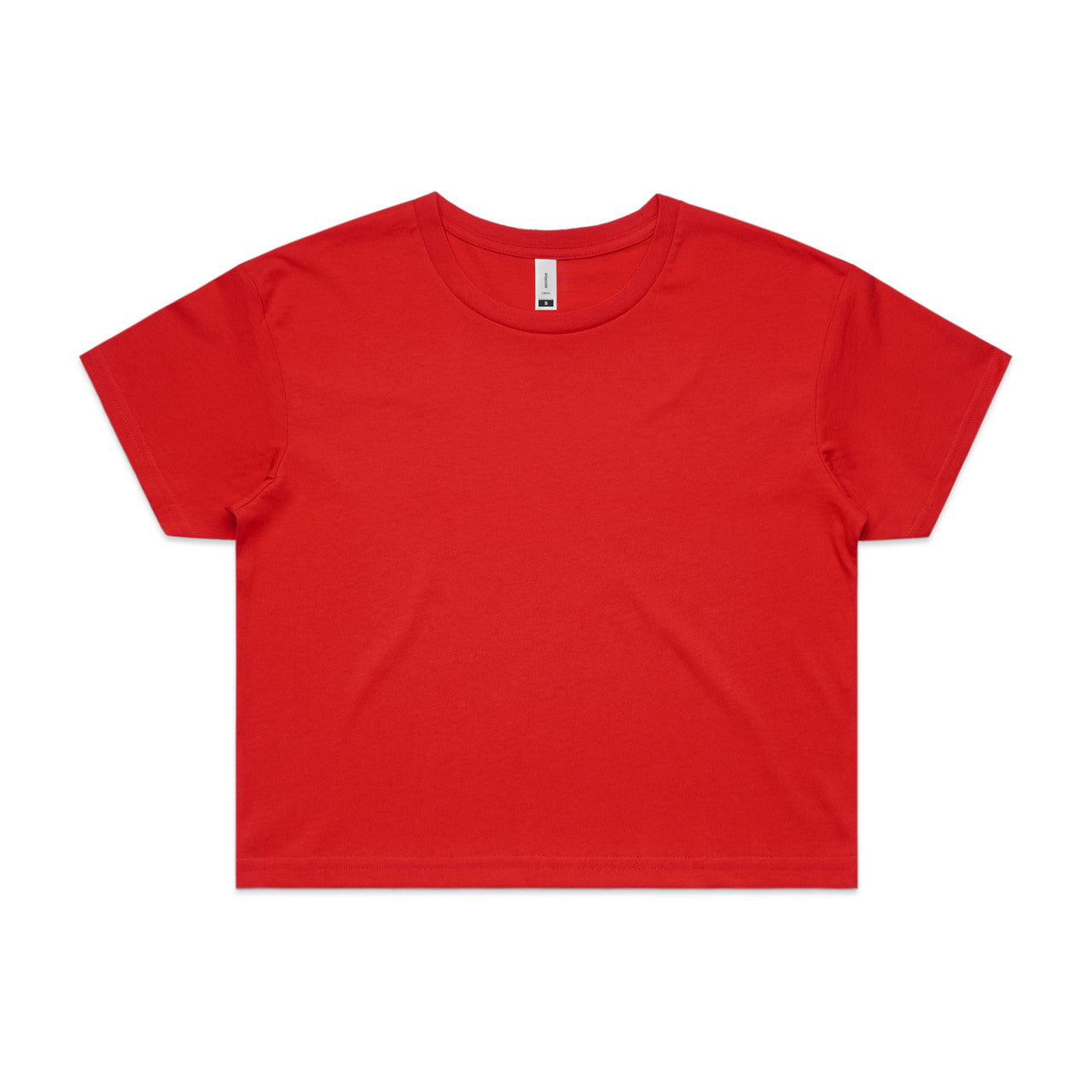 4062 crop tee red