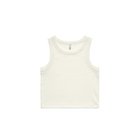 4064g organic rib crop tank ecru