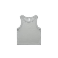 4064g organic rib crop tank storm