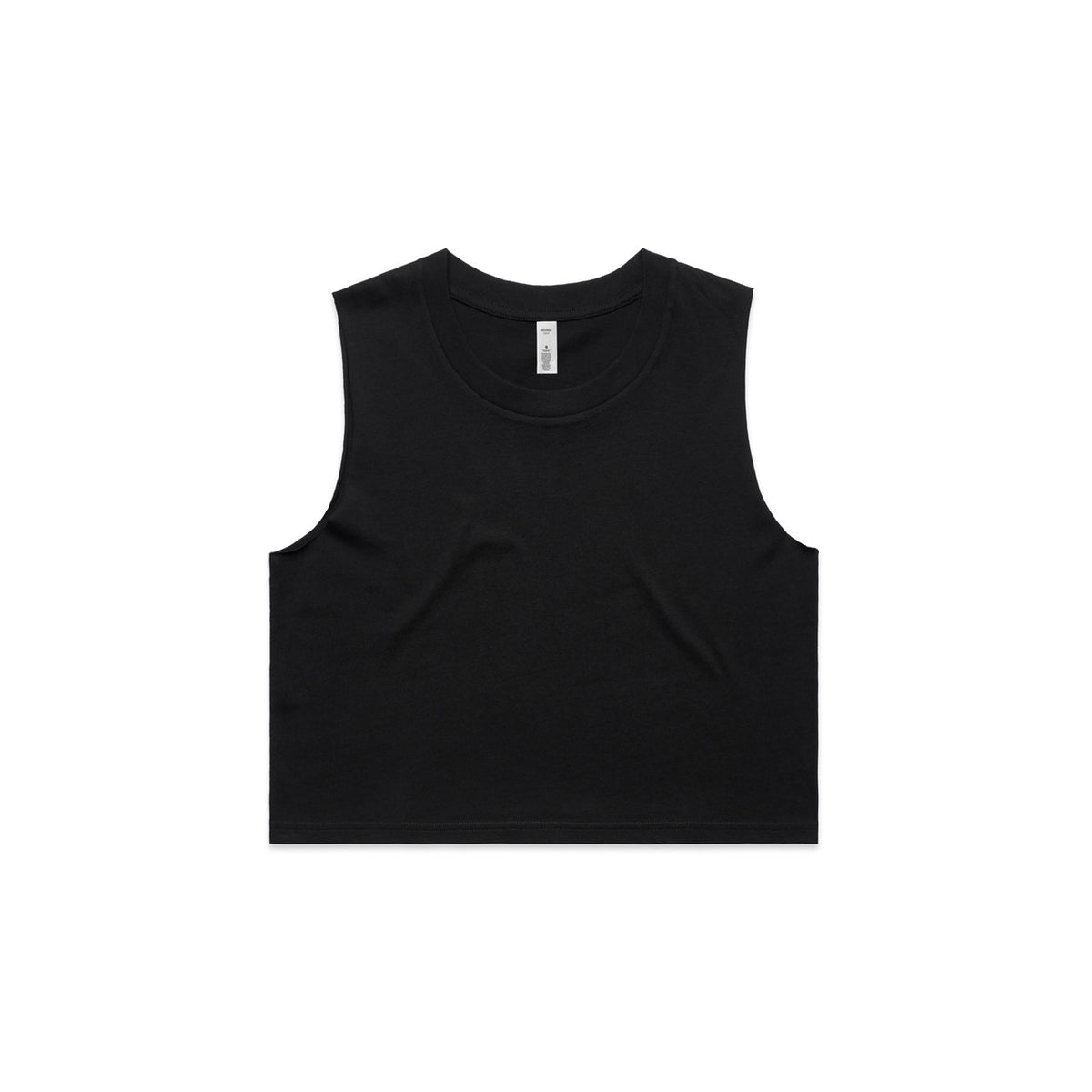 4068 crop tank black