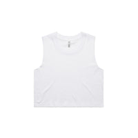 4068 crop tank white