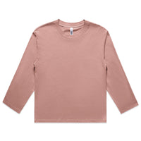 4071 wos martina ls tee hazy pink