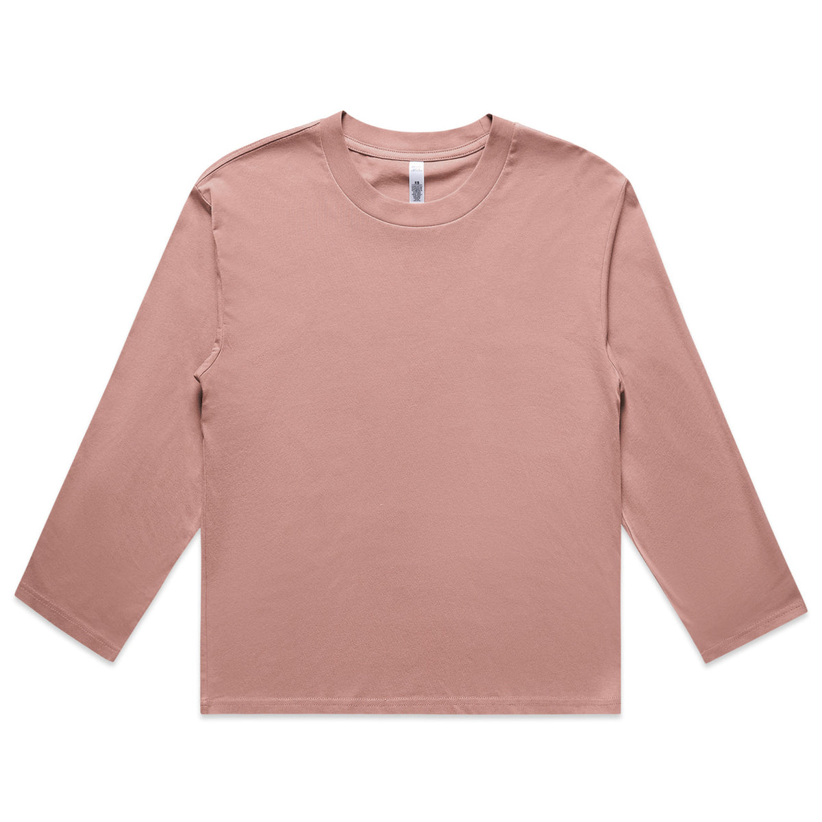 4071 wos martina ls tee hazy pink