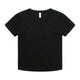 4074 organic rib baby tee black