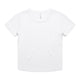 4074 organic rib baby tee white