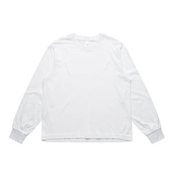 4078 soft ls tee white