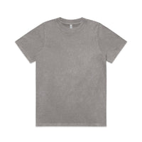4085 wos stone wash heavy tee grey stone
