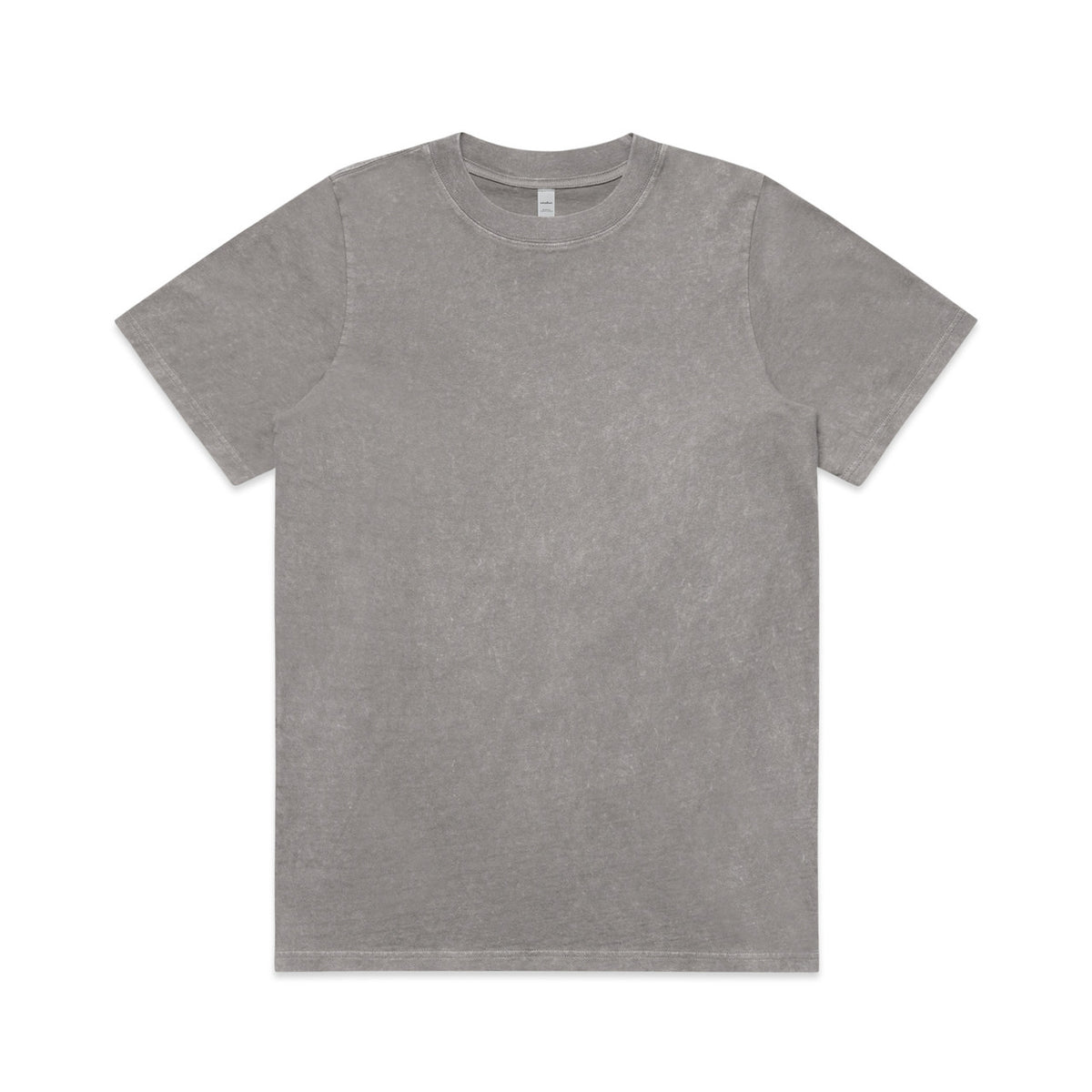 4085 wos stone wash heavy tee grey stone