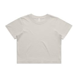 4089 wos heavy faded crop tee faded bone