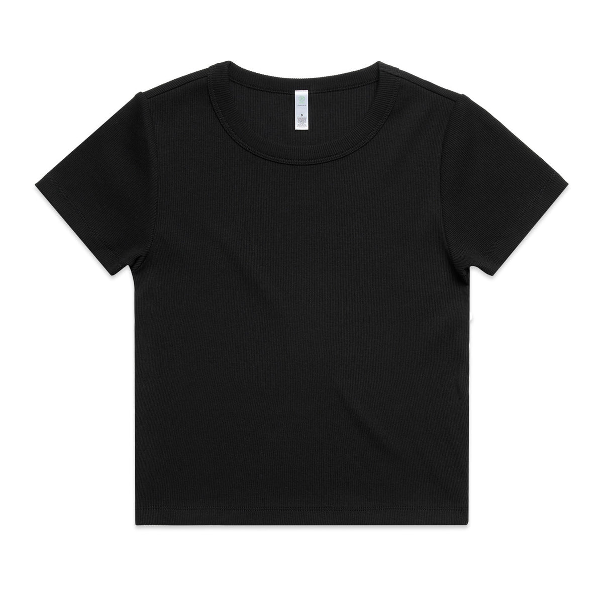 4092g organic rib tee black