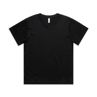 4095 wos martina v neck tee black