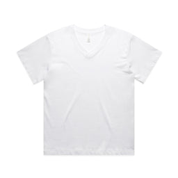 4095 wos martina v neck tee white