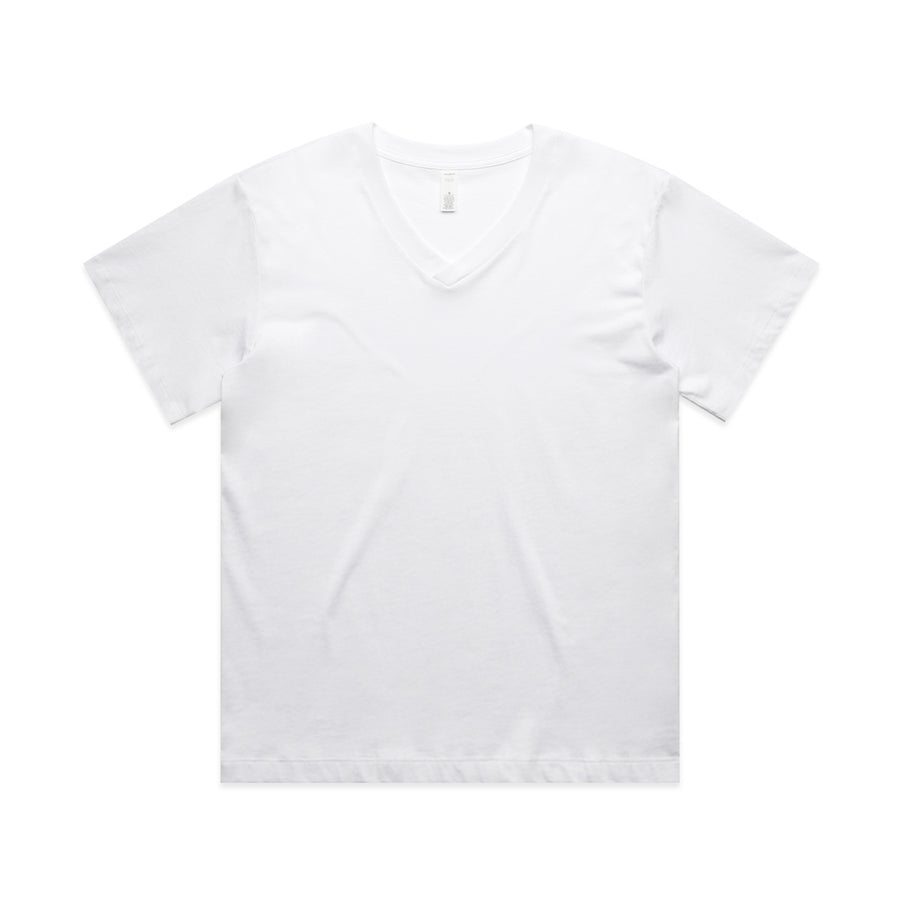 4095 wos martina v neck tee white
