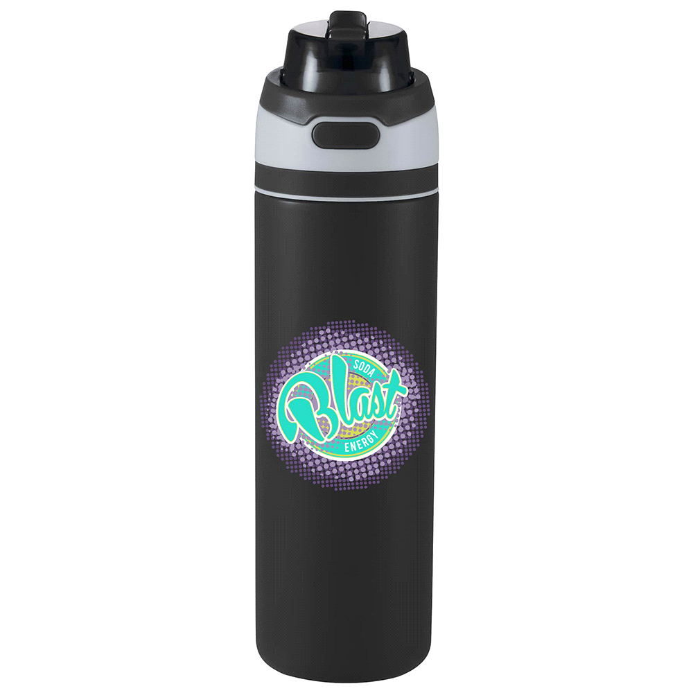 Elvin 900ml Recycled Stainless Flip Straw Bottle