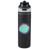Elvin 900ml Recycled Stainless Flip Straw Bottle