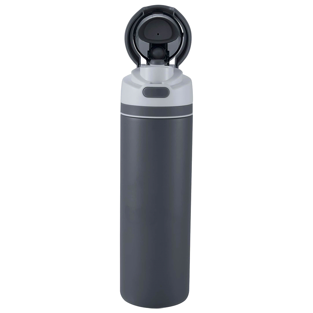Elvin 900ml Recycled Stainless Flip Straw Bottle