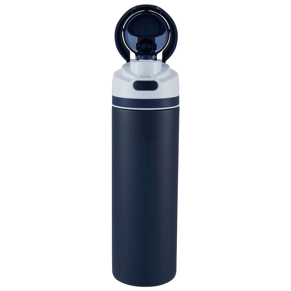 Elvin 900ml Recycled Stainless Flip Straw Bottle