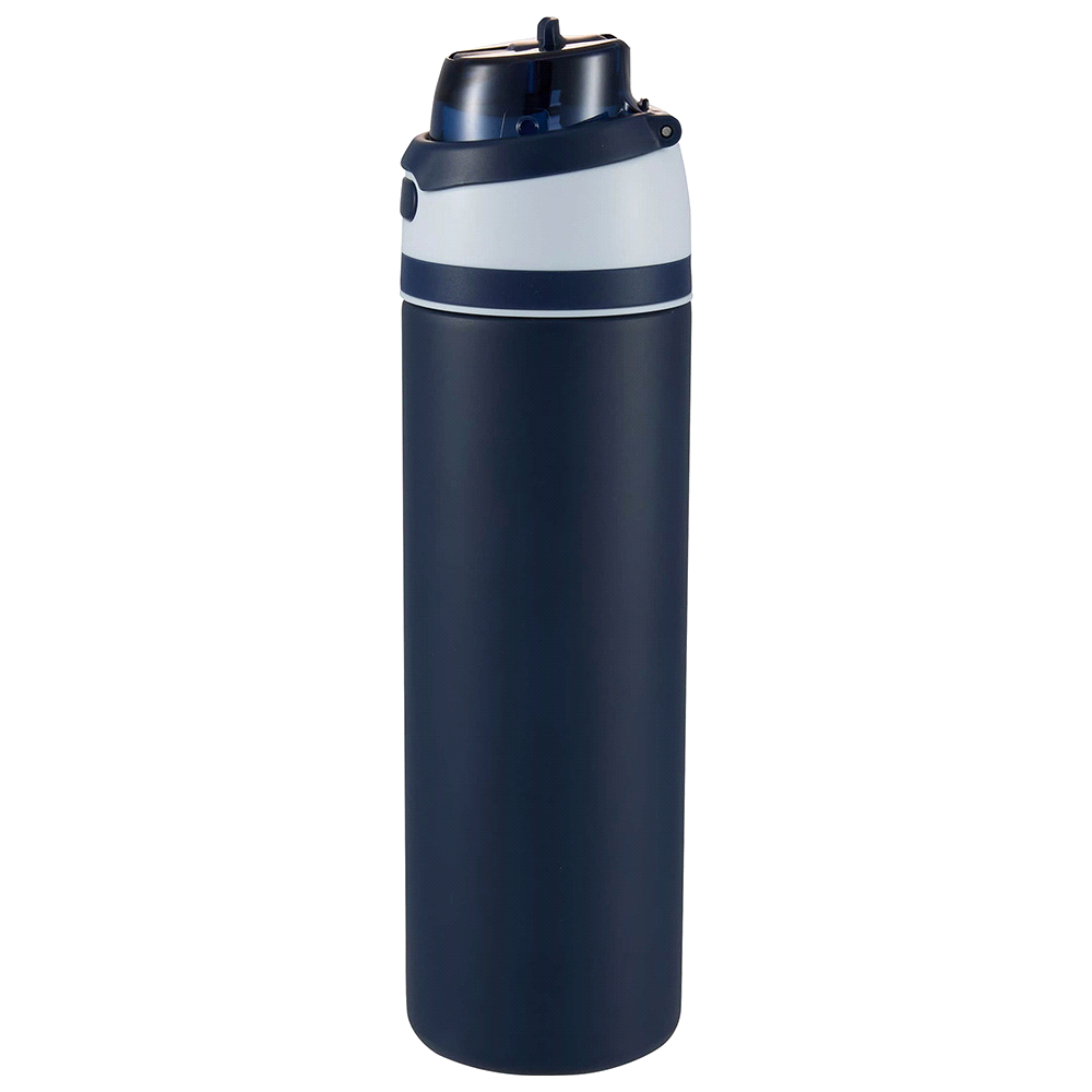 Elvin 900ml Recycled Stainless Flip Straw Bottle