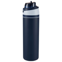 Elvin 900ml Recycled Stainless Flip Straw Bottle