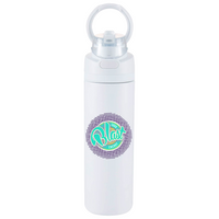 Elvin 900ml Recycled Stainless Flip Straw Bottle